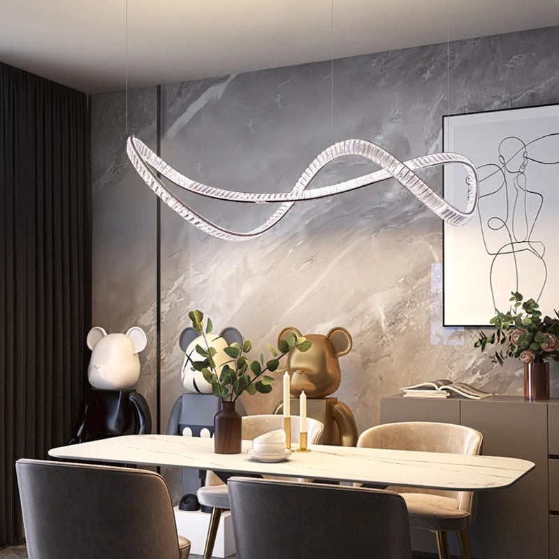 Modern Crystal LED Chandelier for Dining Room