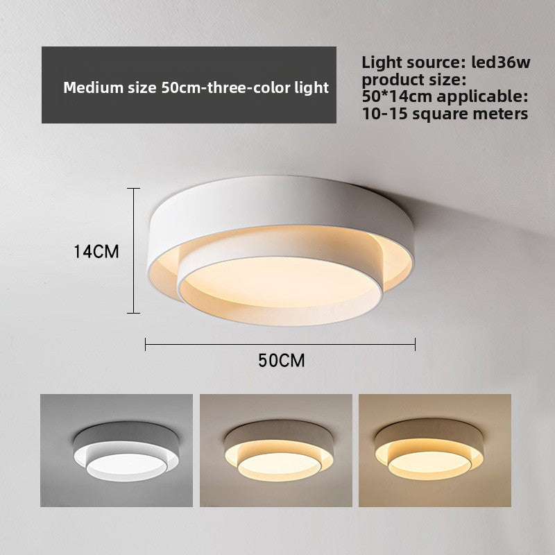 Square LED Ceiling Light | Dimmable Flush Mount Panel Lamp | Bedroom Office Living Room