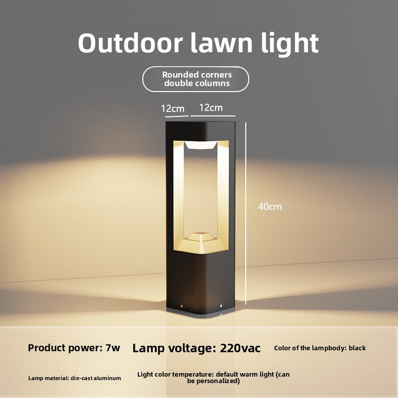 Modern Solar LED Lawn Light