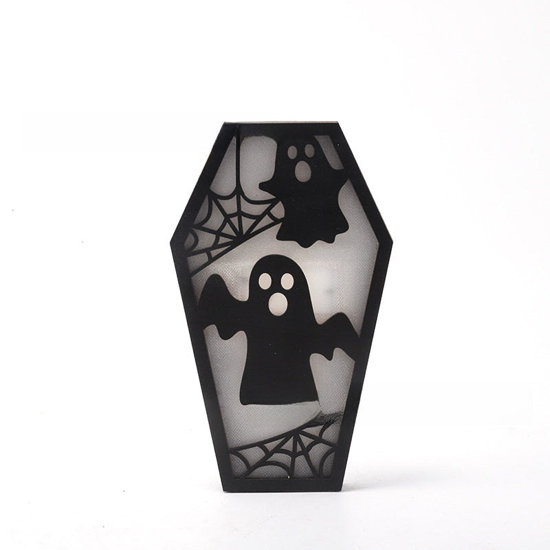 Halloween Decoration DIY Creative Bat Ghost Ornaments Decorative Lights