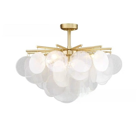 Modern Crystal Glass Chandelier | Diamond Pendant Light | Dining Room Living Room