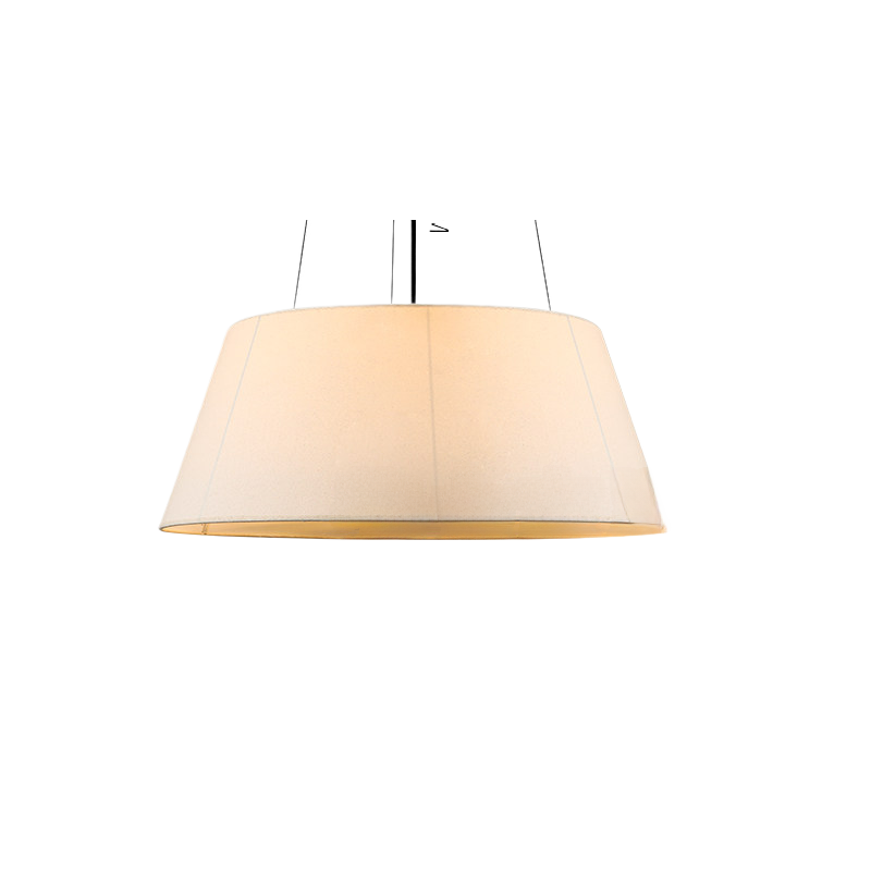 Wabi-Sabi Fabric Chandelier | Rustic Linen Pendant Light for Dining Room & Living Room