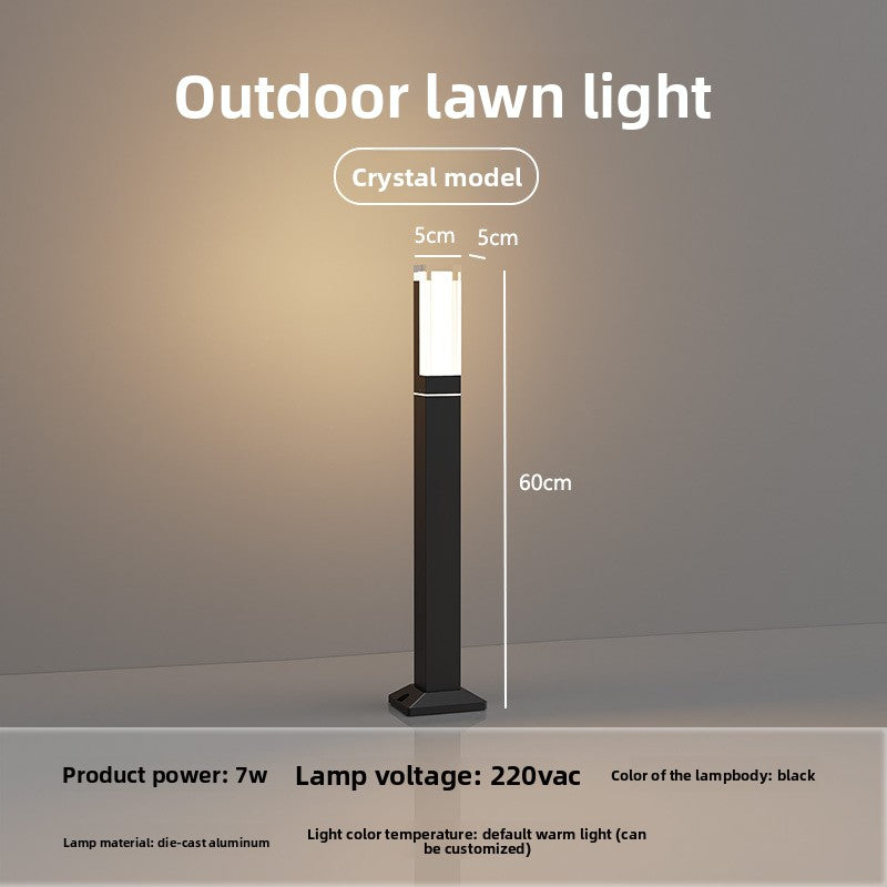 Modern Solar LED Lawn Light