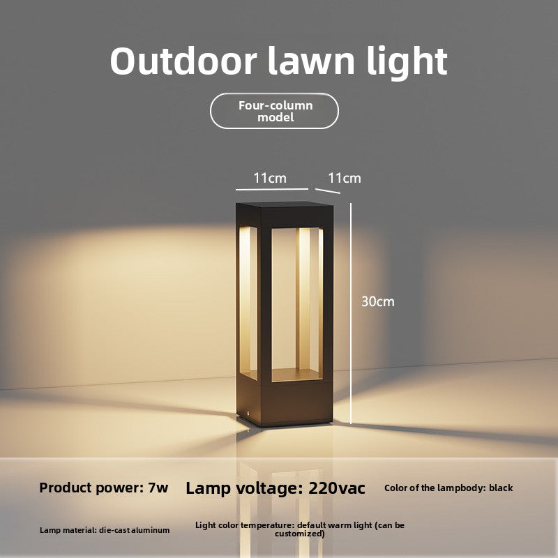 Modern Solar LED Lawn Light