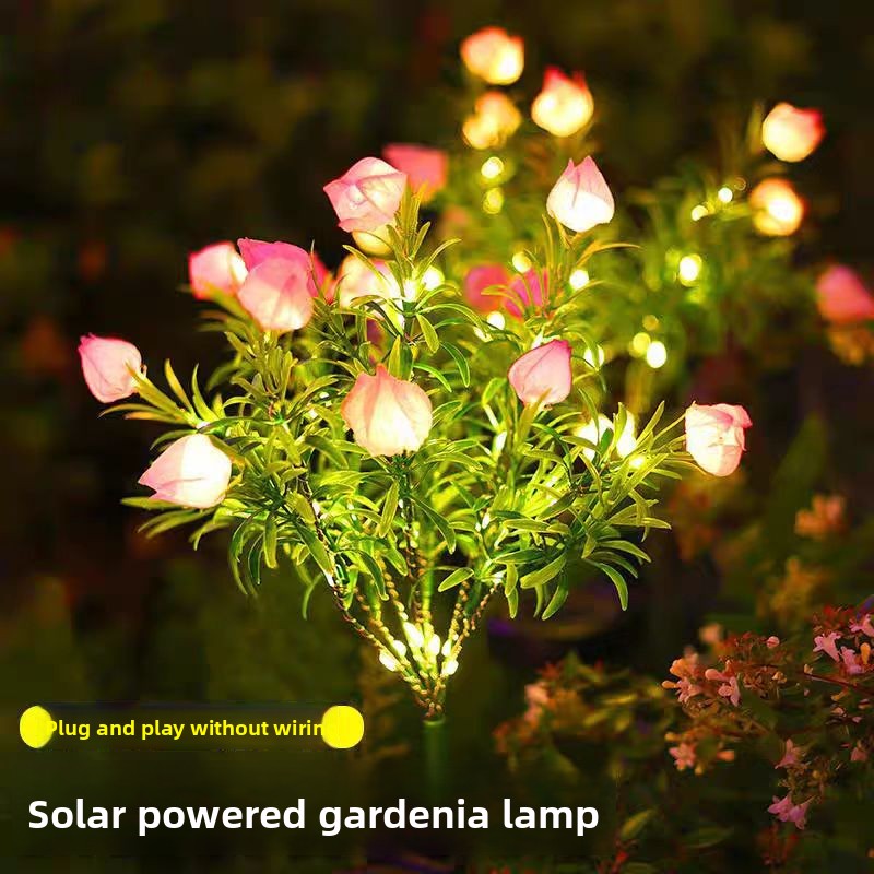 Solar LED Hydrangea Garden Light