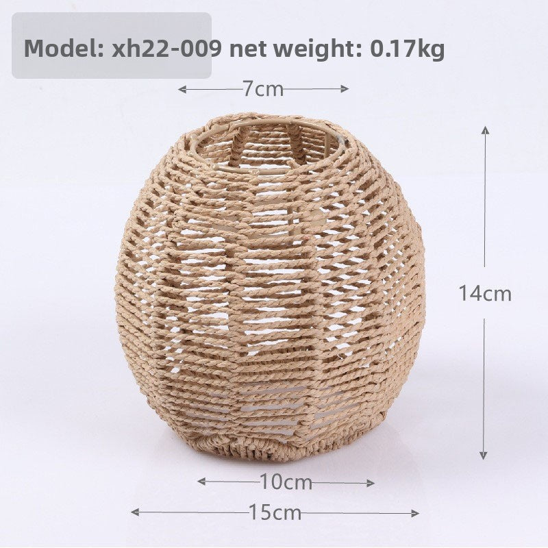 Woven Paper Rope Chandelier Lampshade