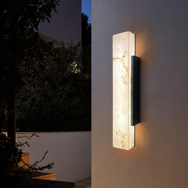 Imitation Marble Waterproof Outdoor Wall Light