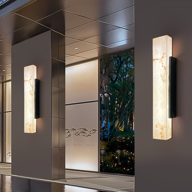 Imitation Marble Waterproof Outdoor Wall Light
