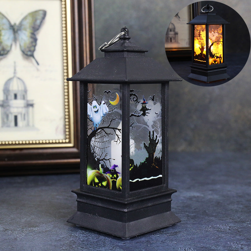 Halloween simulation flame lanterns
