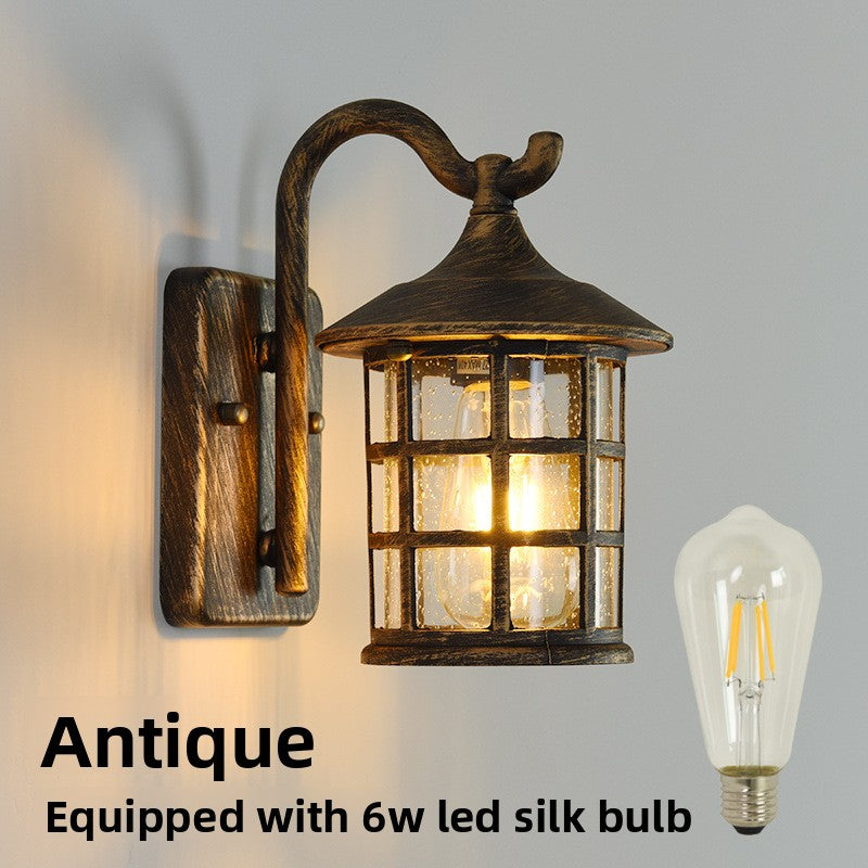 Vintage Waterproof Outdoor Wall Lamp