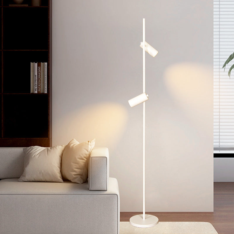 Adjustable 3-Head Floor Lamp | Tri-Color LED Standing Light | Living Room Office Reading