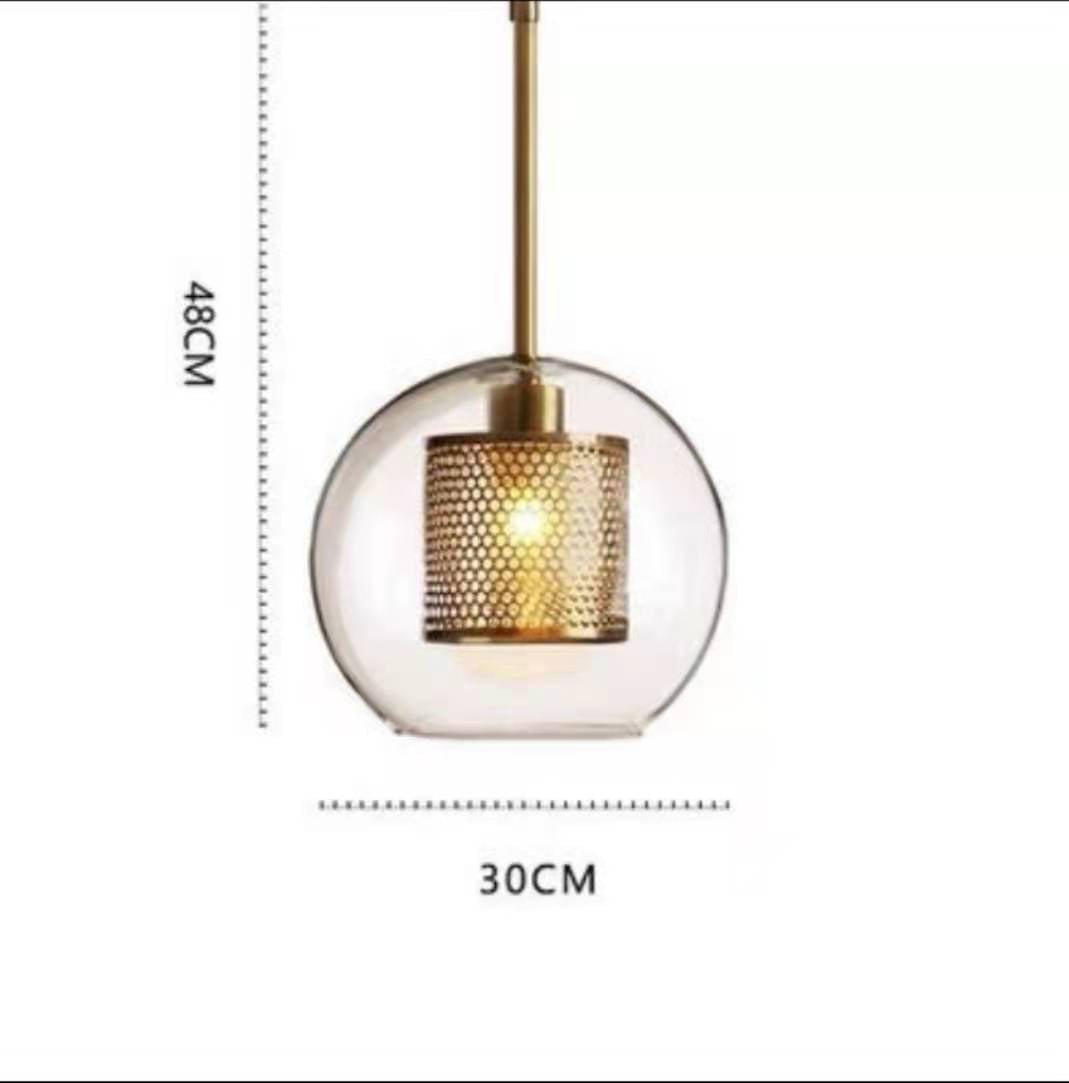 Crystal Glass Chandelier | Luxury Ceiling Pendant Light | Living Room Dining Room