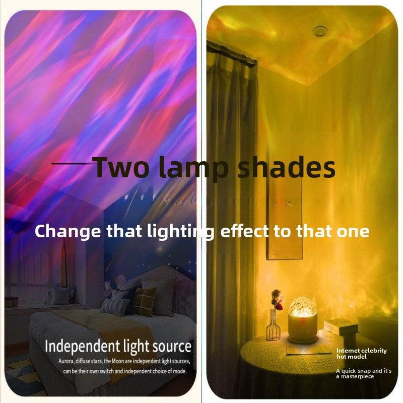 Aurora Projection Night Light with Remote