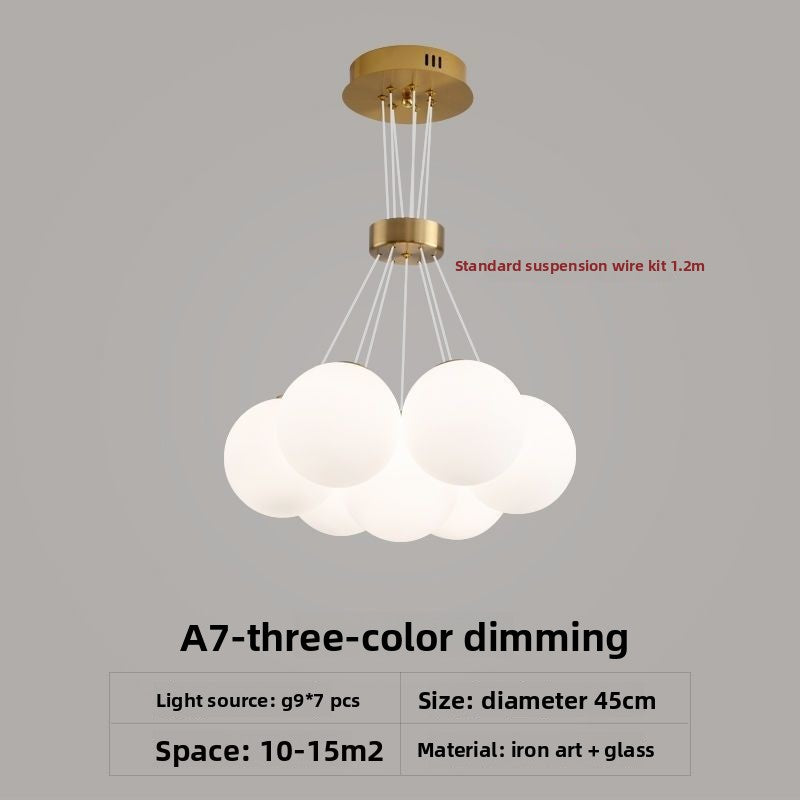 Modern Planet Chandelier LED Light | Celestial Sphere Pendant | Smart Home Compatible | Dining Room