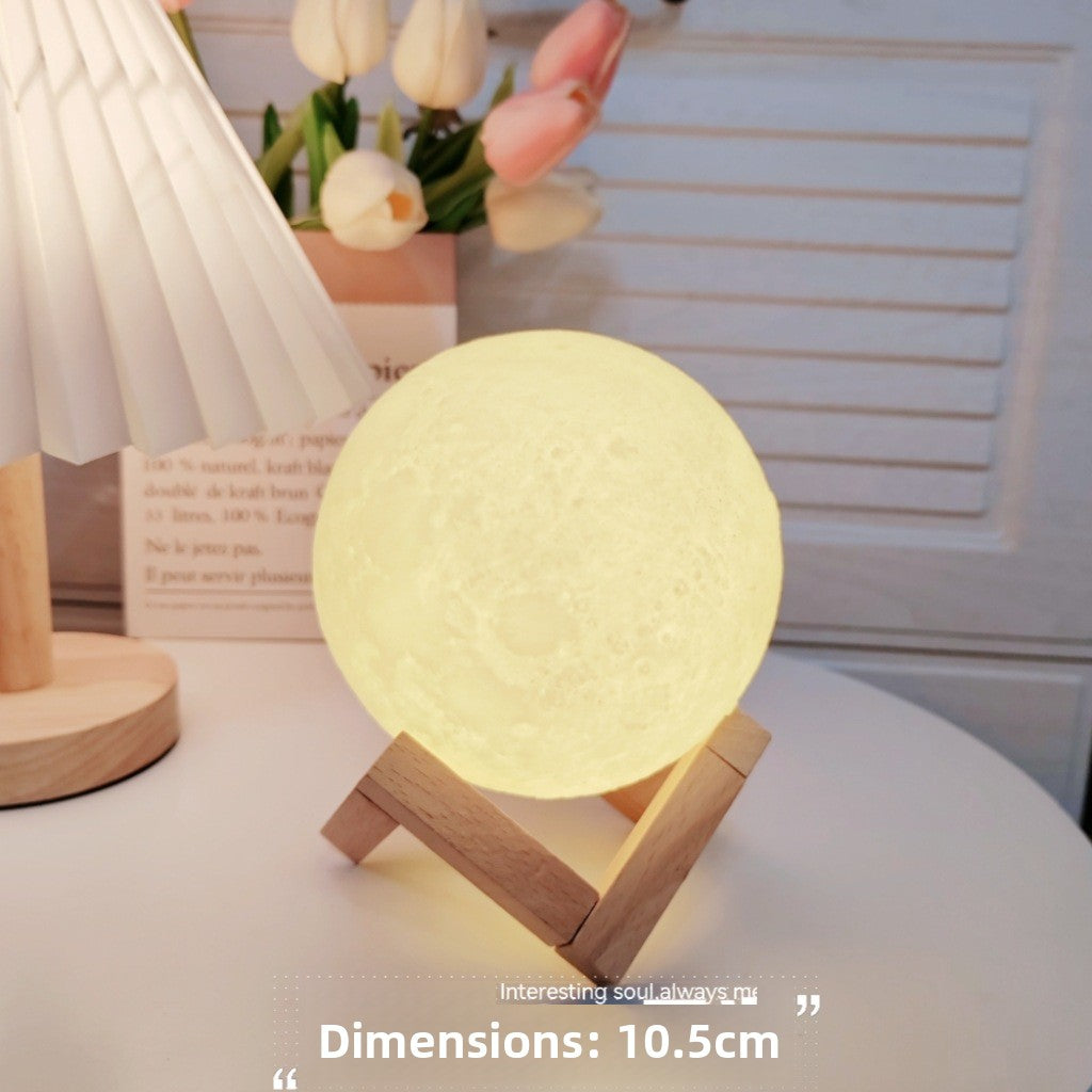 Moon Planet Night Light for Bedroom Desktop Decoration