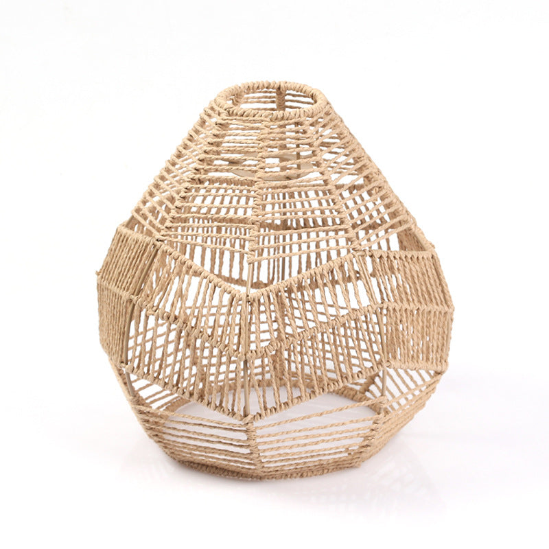 Woven Paper Rope Chandelier Lampshade