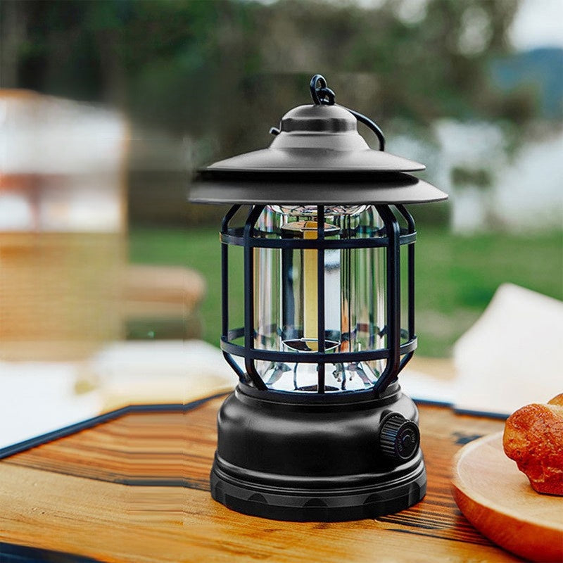 Portable LED Camping Lantern | Rechargeable Tent Light | Outdoor Hiking Adventure