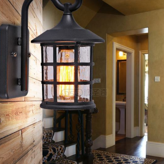 Vintage Waterproof Outdoor Wall Lamp