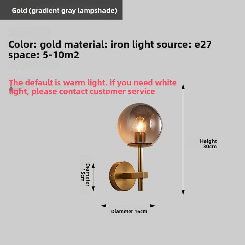 Ösedum Orb Brass Wall Sconce