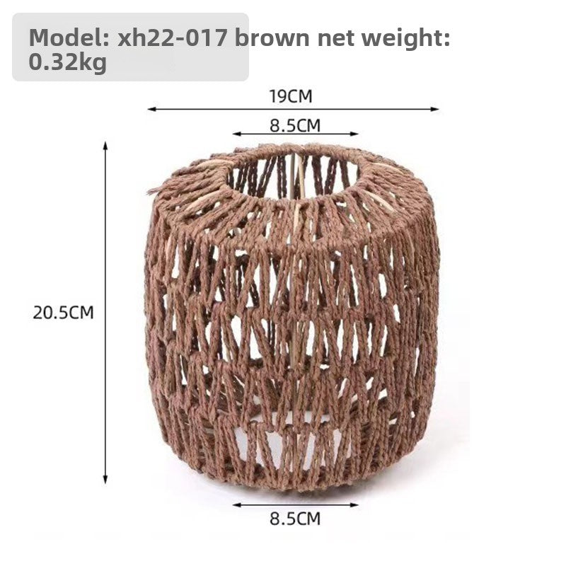 Woven Paper Rope Chandelier Lampshade