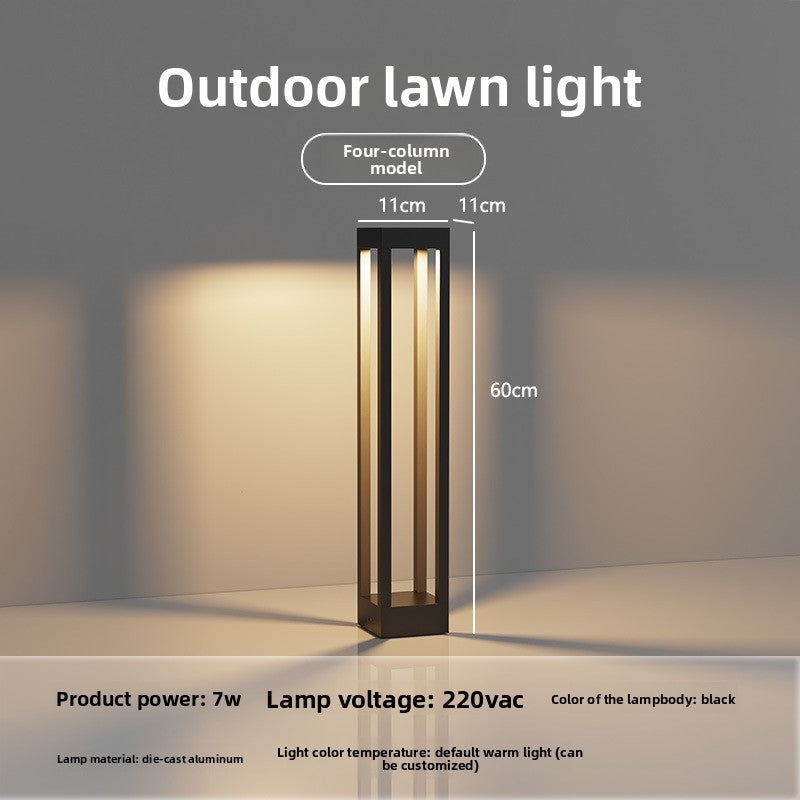 Modern Solar LED Lawn Light