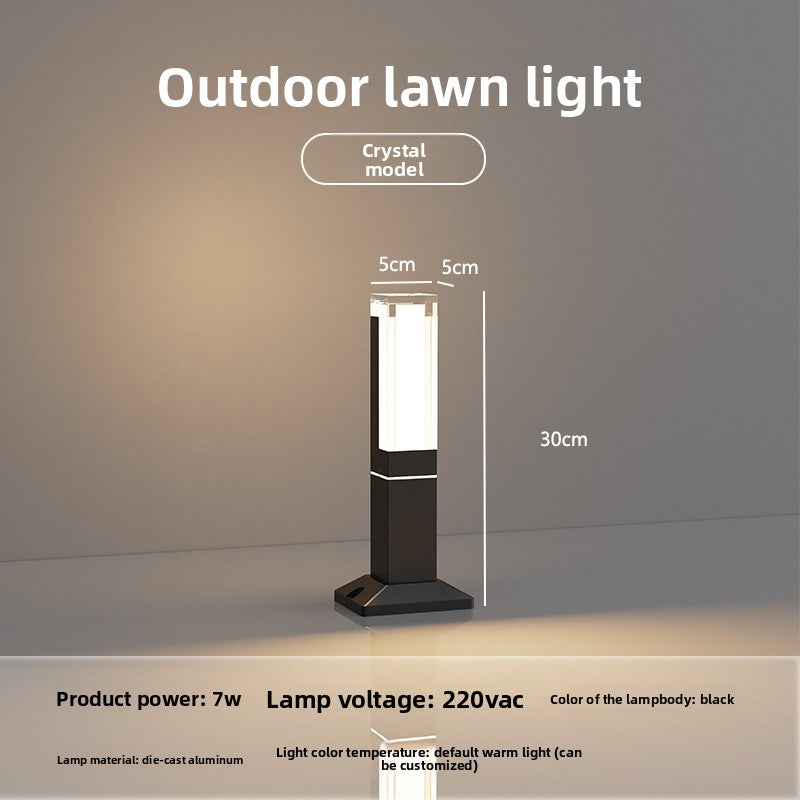 Modern Solar LED Lawn Light