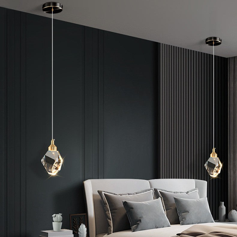 Crystal Chandelier | Light Luxury Dining Room Pendant | Modern Hanging & Ceiling Mount Design