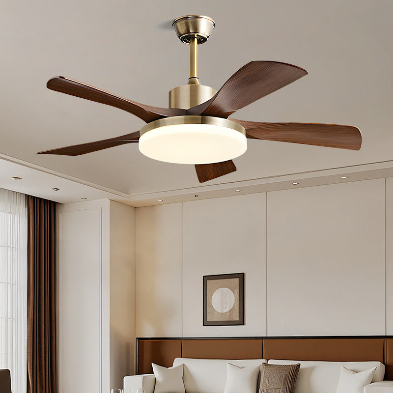 Retro Style Ceiling Fan Light with Smart Control