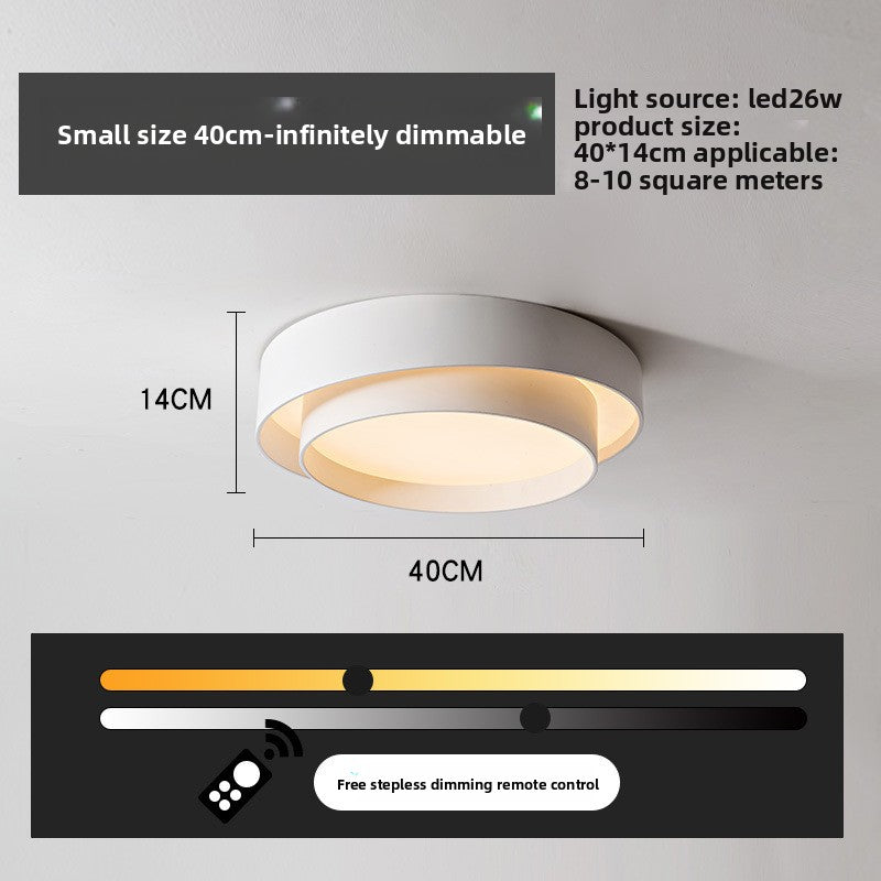 Square LED Ceiling Light | Dimmable Flush Mount Panel Lamp | Bedroom Office Living Room