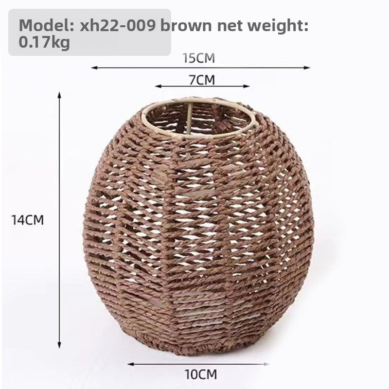 Woven Paper Rope Chandelier Lampshade