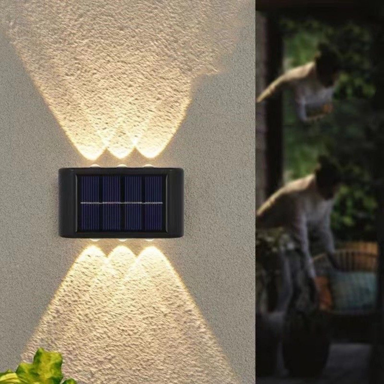 Solar LED Outdoor Wall Lamp | Wireless Exterior Sconce | Garden Porch Patio Security Light