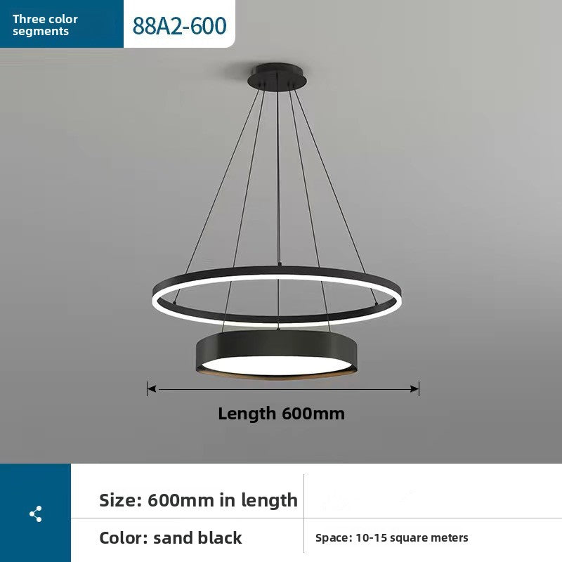 Modern Round LED Chandelier for Dining Room