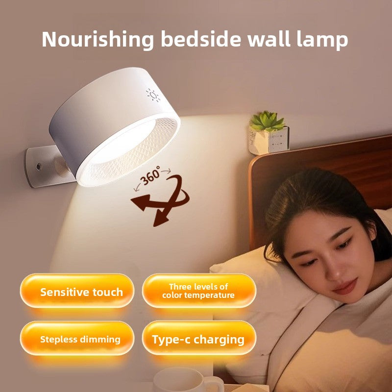 Rechargeable Wireless Wall Lamp | Cordless Battery Sconce | Bedroom Hallway Night Light