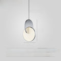Stainless Steel Pendant Lamp | Acrylic Warm Light Hanging Fixture | Dining Room Living Room