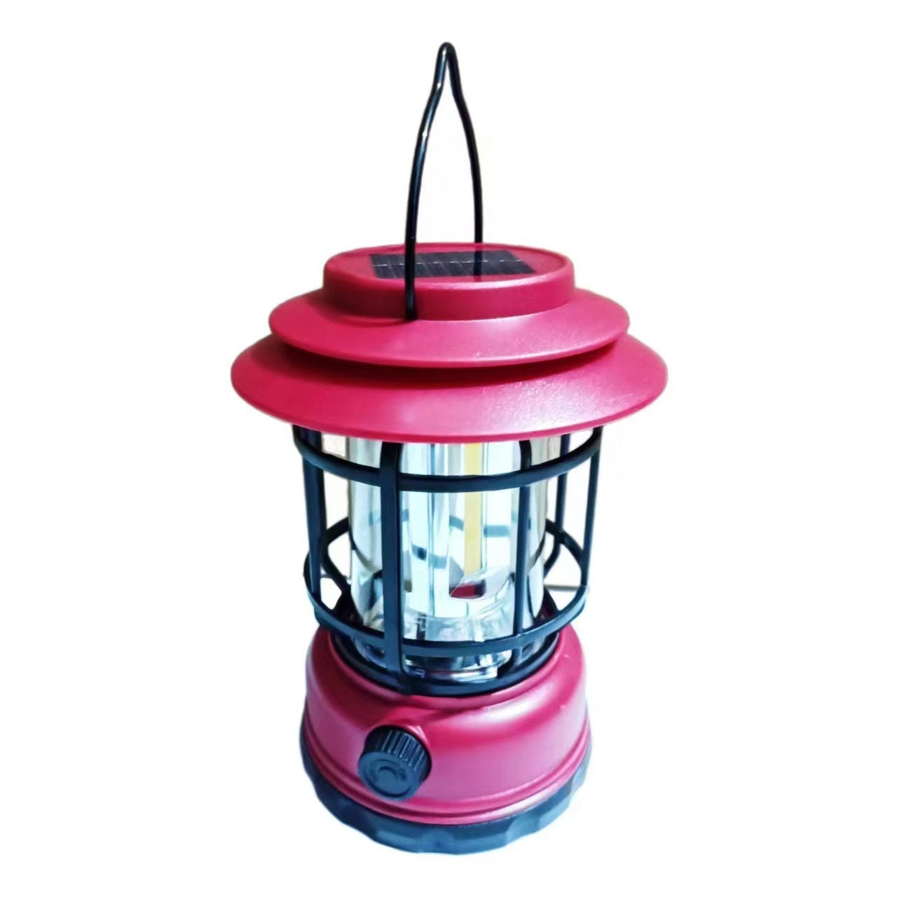 Retro Solar Rechargeable Camping Lantern