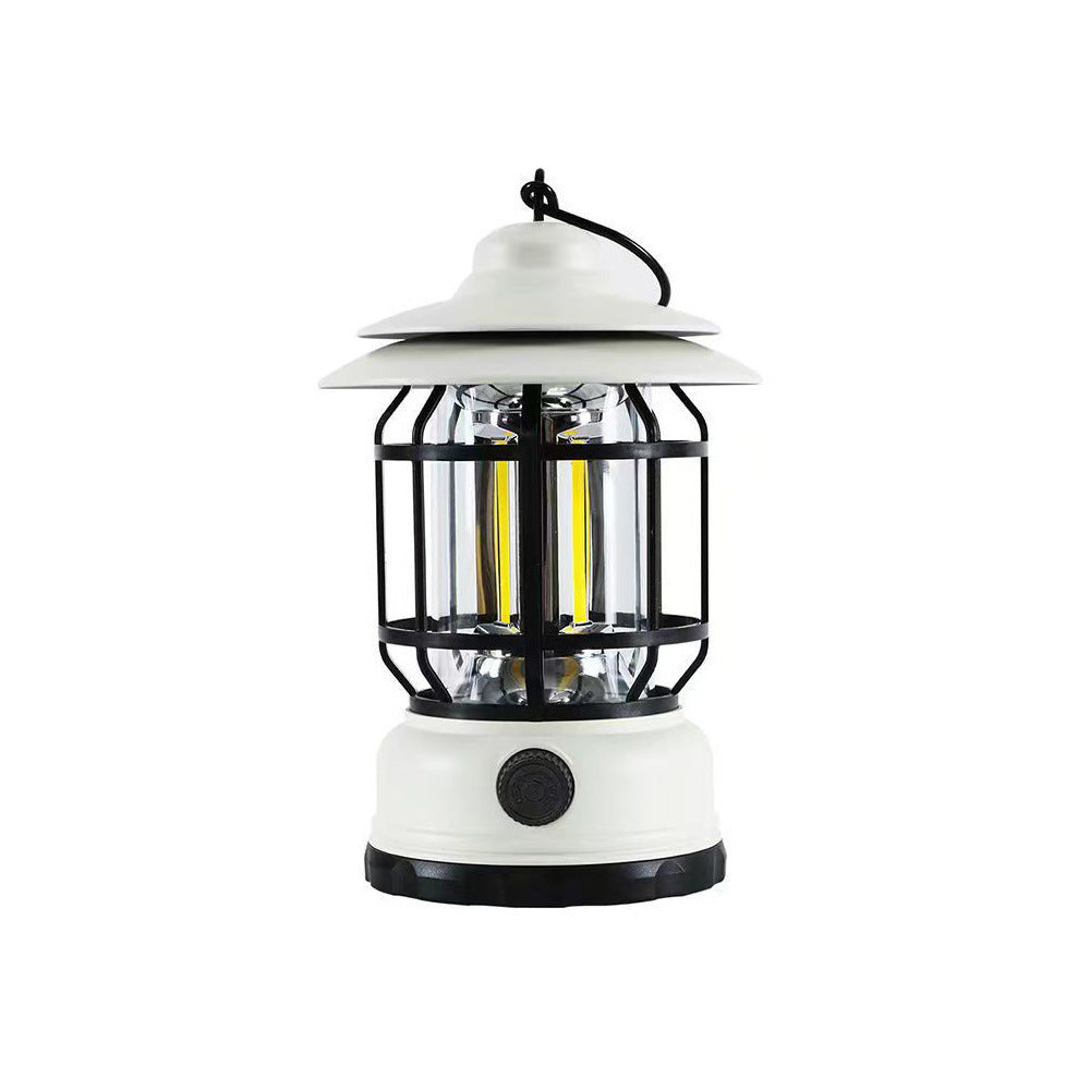 Retro Solar Rechargeable Camping Lantern