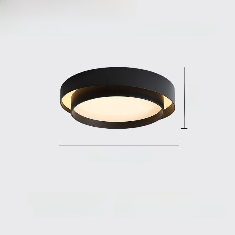 Modern LED Ceiling Light for Living Room & Bedroom | Nordic Flush Mount | Dimmable 3-Color Lamp