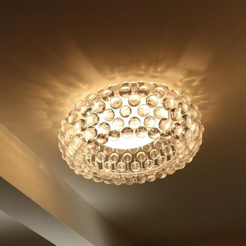 Circular Creative Art LED Ceiling Lamp | Abstract Geometric Pendant | Living Room Office