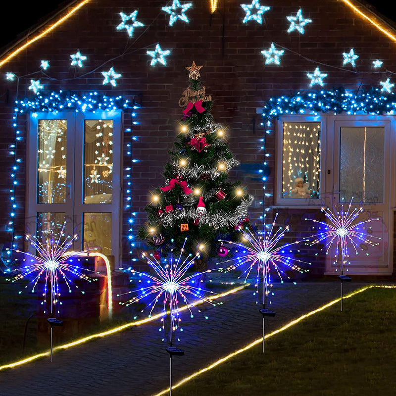 Solar Powered Firework Garden Light