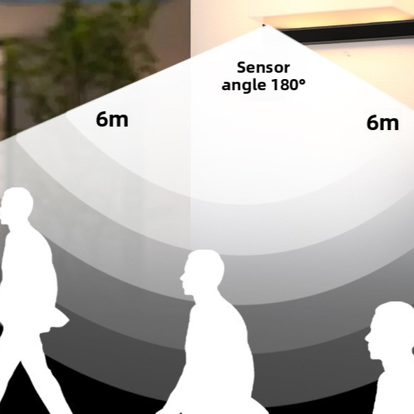 Waterproof Outdoor Wall Lamp with Motion Sensor
