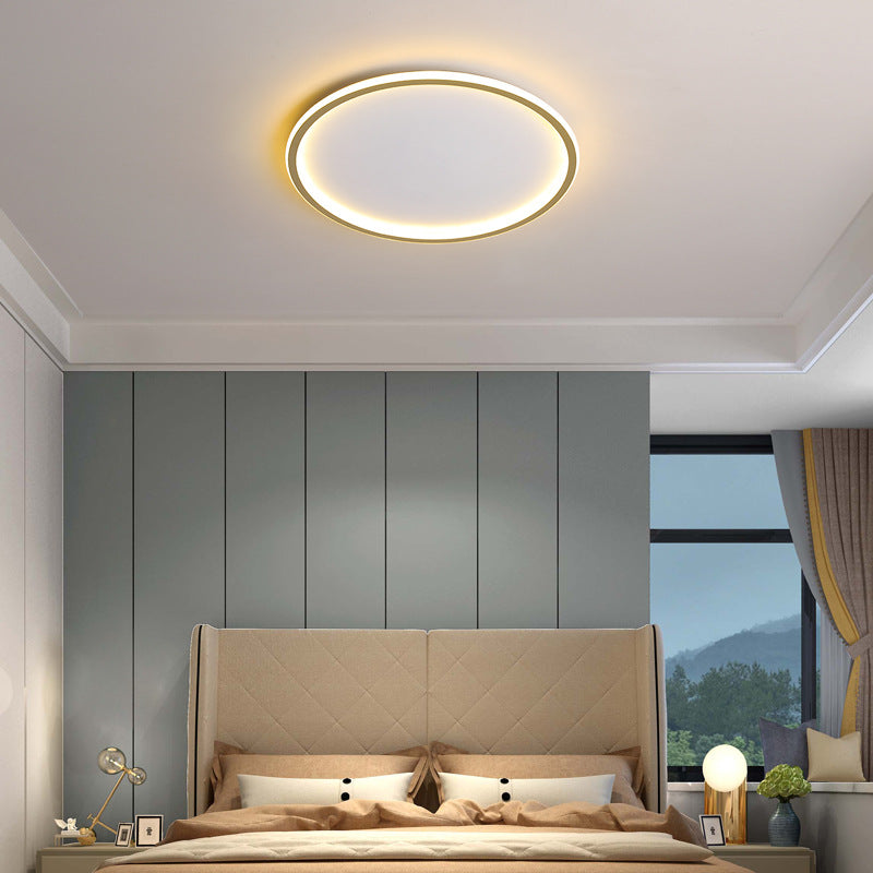 Ultra-Thin LED Ceiling Lamp | Slim Flush Mount Light | Modern Bedroom Living Room