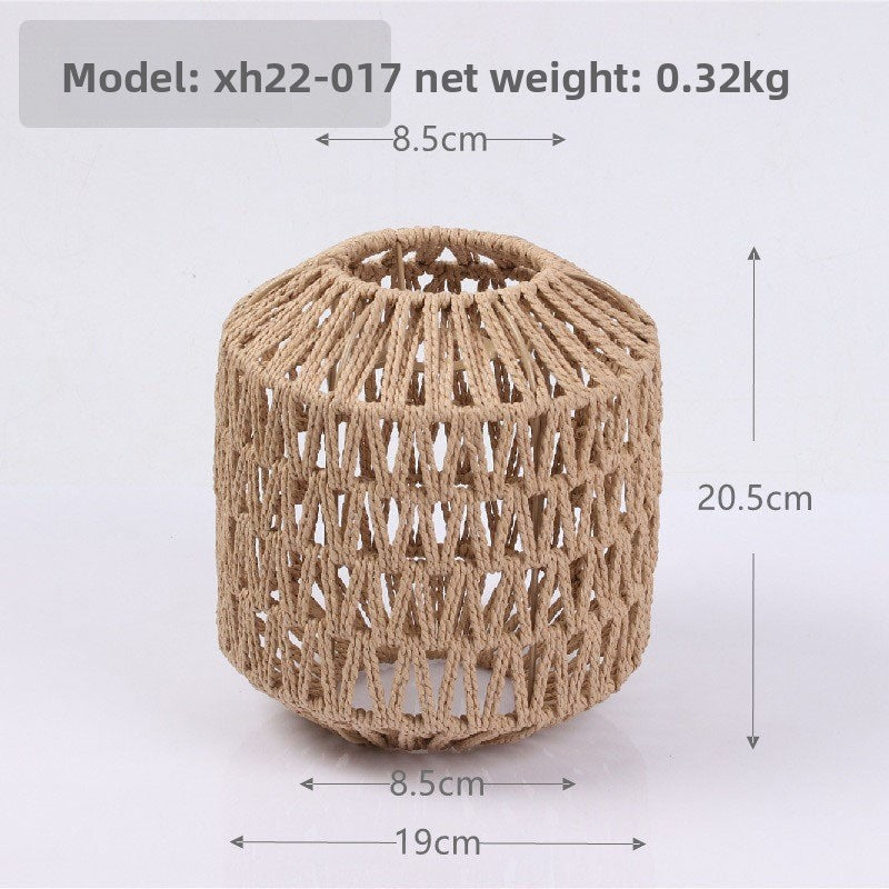 Woven Paper Rope Chandelier Lampshade