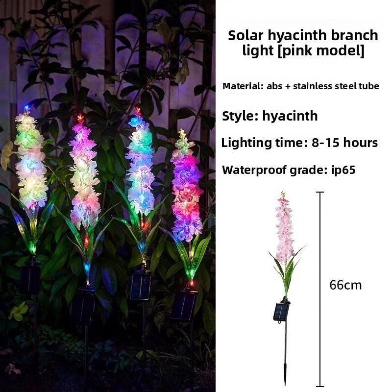Solar LED Hydrangea Garden Light