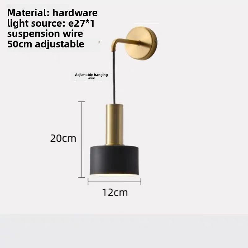 Minimalist Nordic LED Wall Lamp | Modern Sconce for Bedroom Hallway | Affordable Luxury Lighting