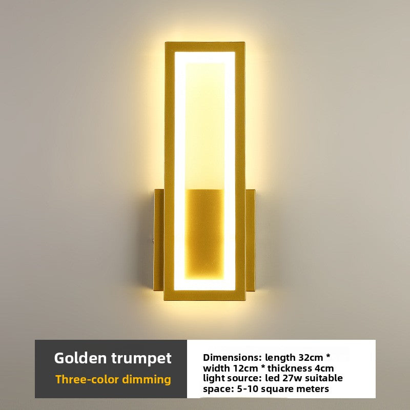 Living room background wall light