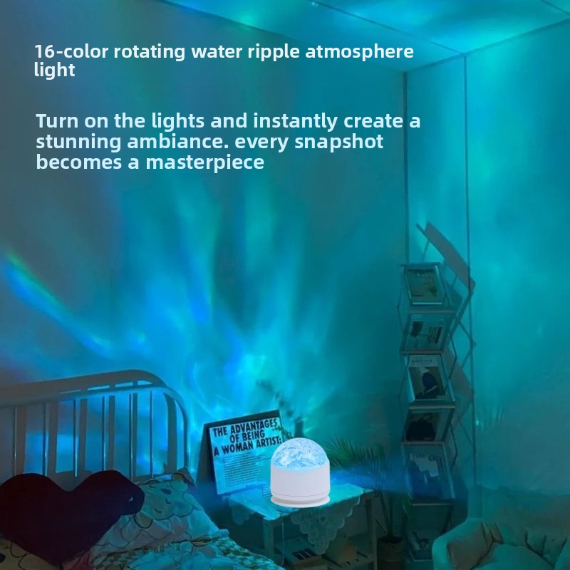 Aurora Projection Night Light with Remote