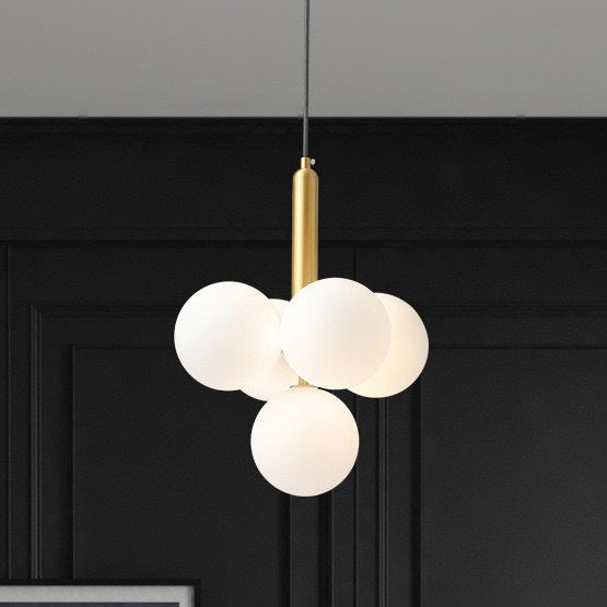 Copper Pendant Light | Decorative Multi-Head Chandelier | Dining Room Living Room Bar