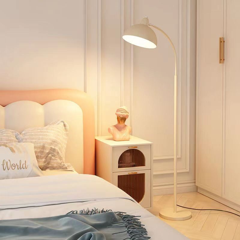 Scandinavian LED Floor Lamp | Eye-Care Standing Light | Minimalist Reading Lamp for Living Room