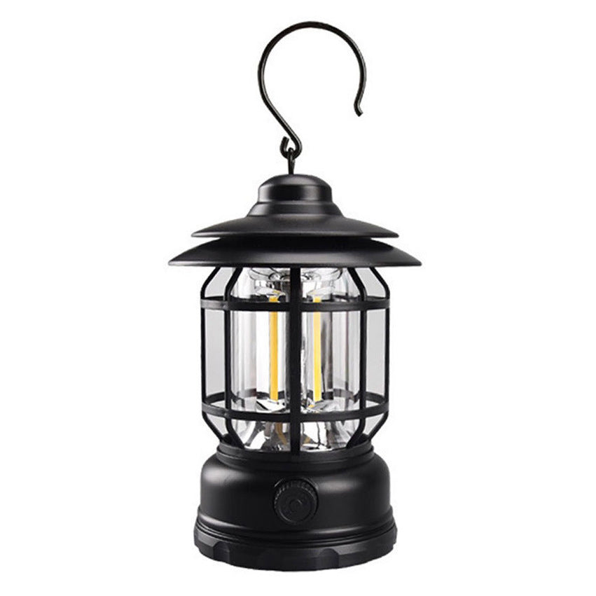 Retro Solar Rechargeable Camping Lantern