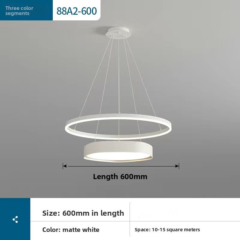Modern Round LED Chandelier for Dining Room